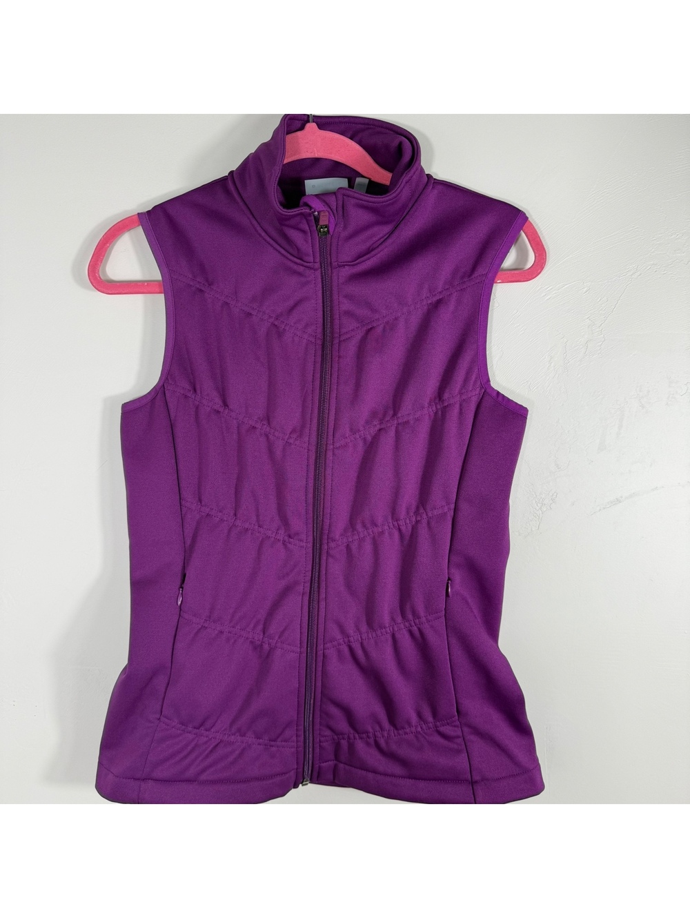 Athleta Purple Quilted Vest | S